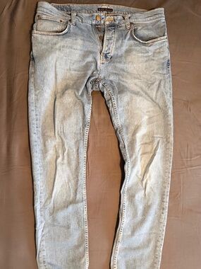 Nudie Jeans Grim Tim Crispy Stone 36 x 34